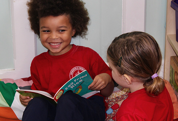 Early years reading at Sandfield