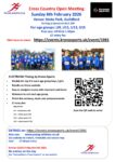 Young Athletes Club Open Cross Country Feb 2026 leaflet
